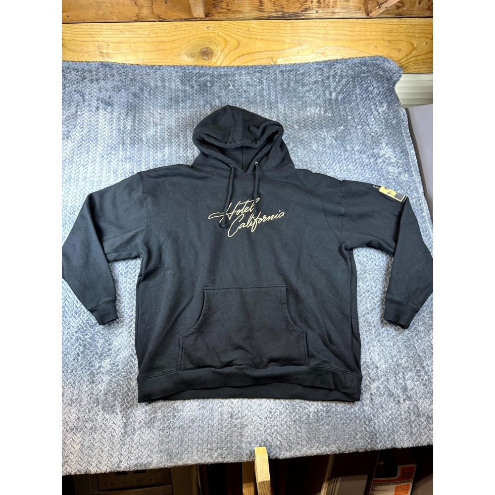 Independent Trading Co Hoodie Mens XXL Black Eagles Hotel California 2021 Tour